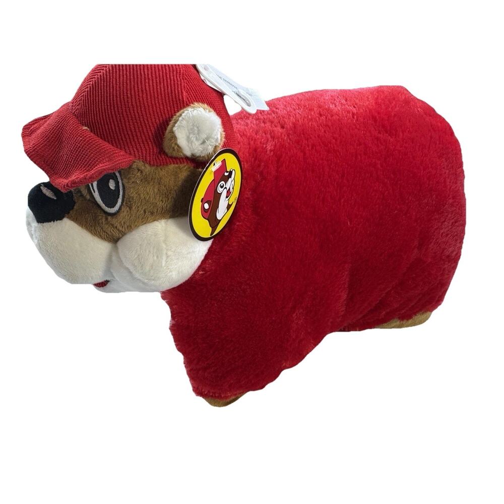NWT Buc-ees "Bucky Beaver"‎ XL Pillow Pet Plush Stuffed Animal Buccees Travel
